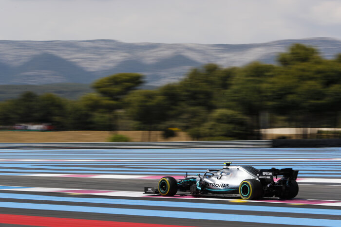 2019 French Grand Prix, Day 1 - Valtteri Bottas (image courtesy Mercedes AMG F1)