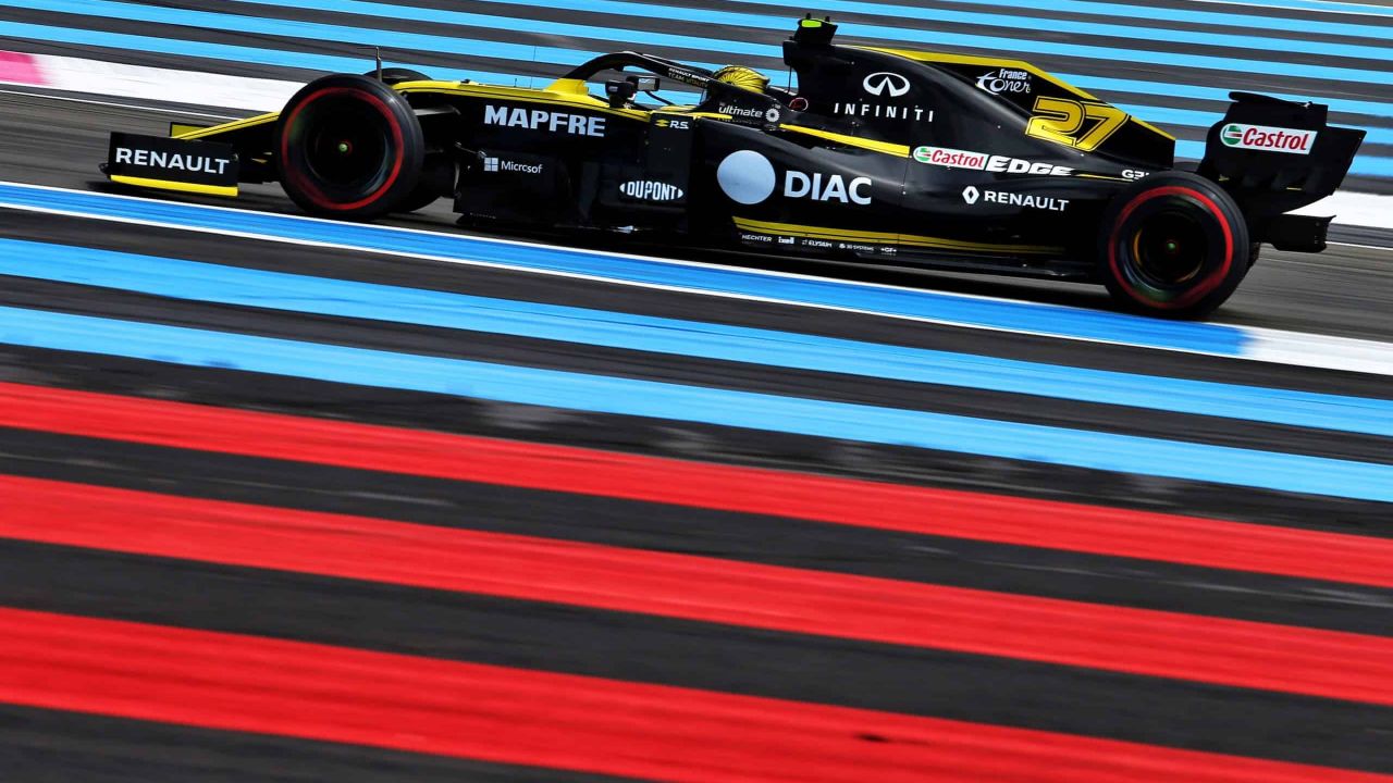 Nico Hulkenberg (GER) Renault F1 Team RS19.
French Grand Prix, Friday 21st June 2019. Paul Ricard, France.