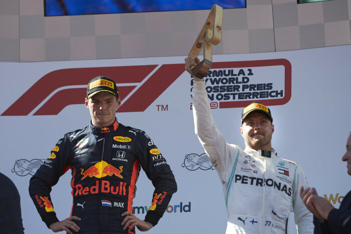2019 Austrian Grand Prix, Sunday - Valtteri Bottas (image courtesy Mercedes AMG Petronas)
