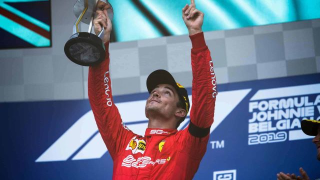 f1chronicle-2019 Belgian Grand Prix - Charles Leclerc (image courtesy Ferrari Media Officer)