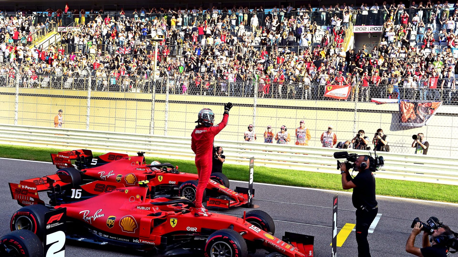 f1chronicle-2019 Russian Grand Prix, Saturday - Charles Leclerc (image courtesy Scuderia Ferrari Press Office)