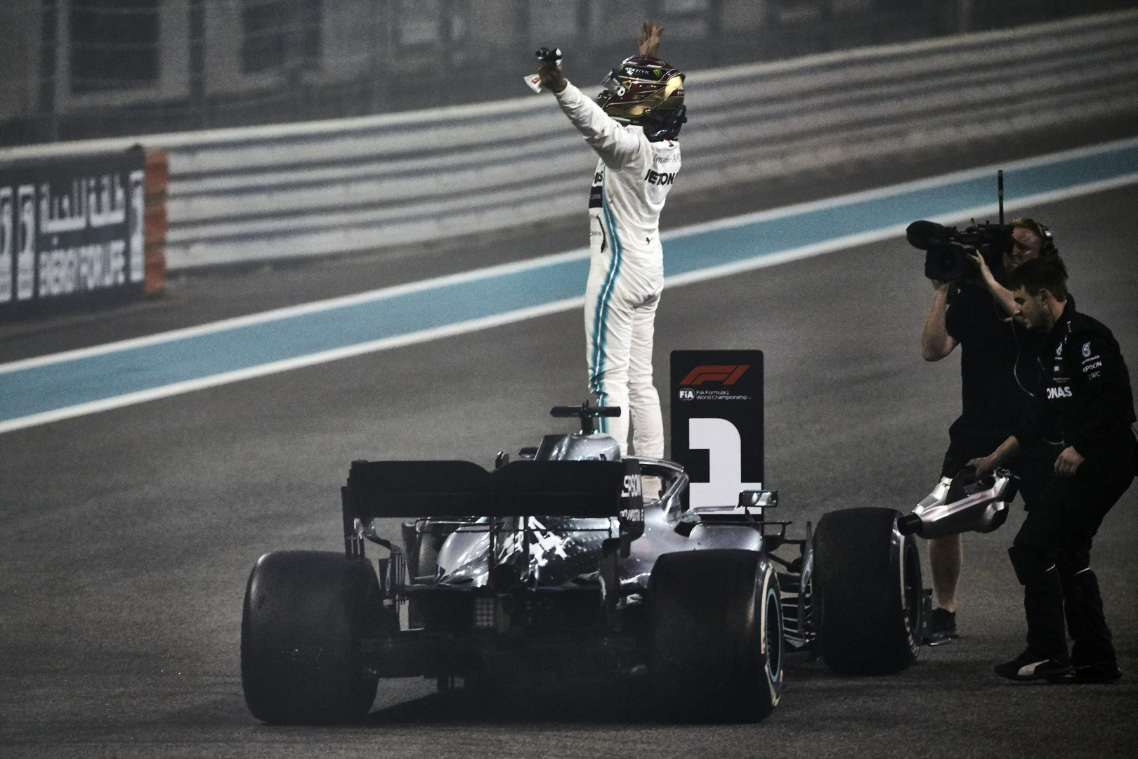 2019 Abu Dhabi Grand Prix, Sunday - Lewis Hamilton (image courtesy Mercedes-AMG Petronas)