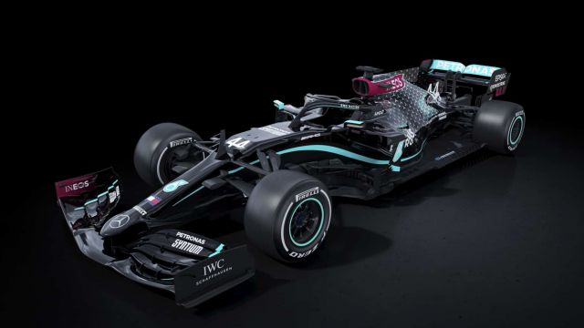 Silver Arrows return to racing with renewed purpose. Lewis Hamilton's F1 car.