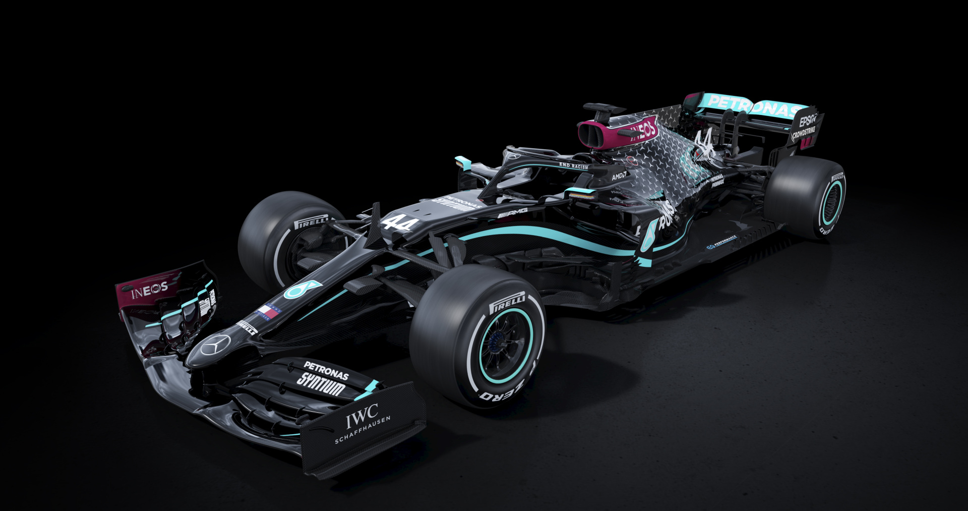 Silver Arrows return to racing with renewed purpose. Lewis Hamilton's F1 car.
