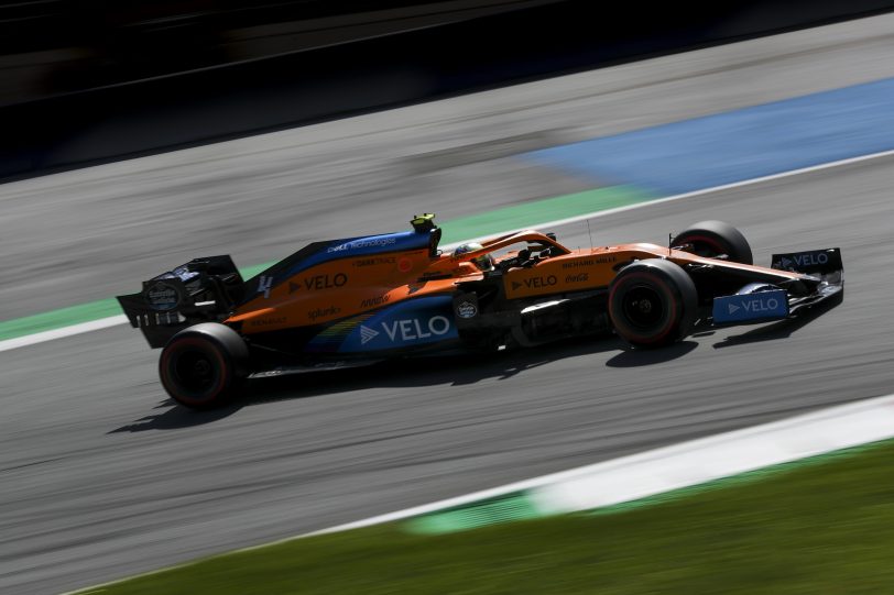 2020 Austrian Grand Prix, Qualifying - Lando Norris (image courtesy McLaren)