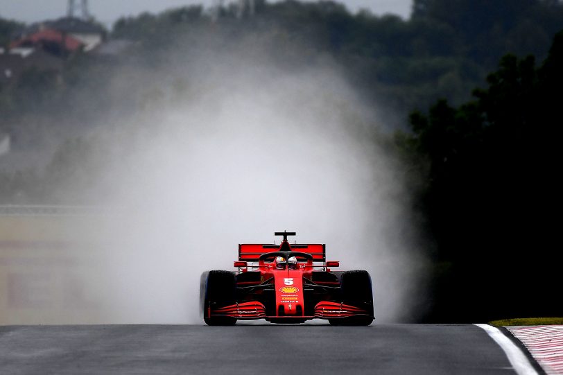 2020 Hungarian Grand Prix, Friday - Sebastian Vettel (image courtesy Scuderia Ferrari Pres Office)