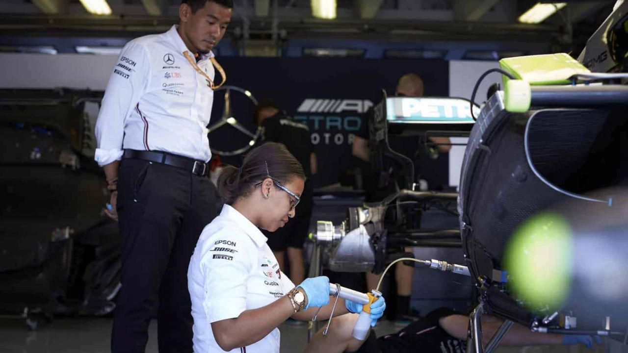 2019 Hungarian Grand Prix, Thursday (image courtesy Mercedes-AMG Petronas)