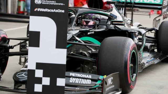 2020 Hungarian Grand Prix, Saturday - Lewis Hamilton (image courtesy Mercedes-AMG Petronas)