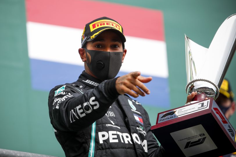 2020 Belgian Grand Prix, Sunday - Lewis Hamilton (image courtesy Pirelli)