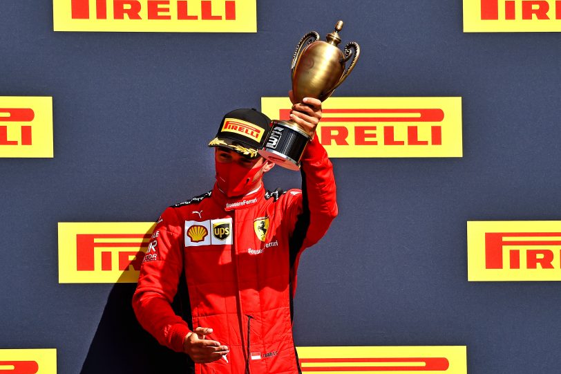 2020 British Grand Prix,Sunday - Charles Leclerc (image courtesy Scuderia Ferrari Press Office)