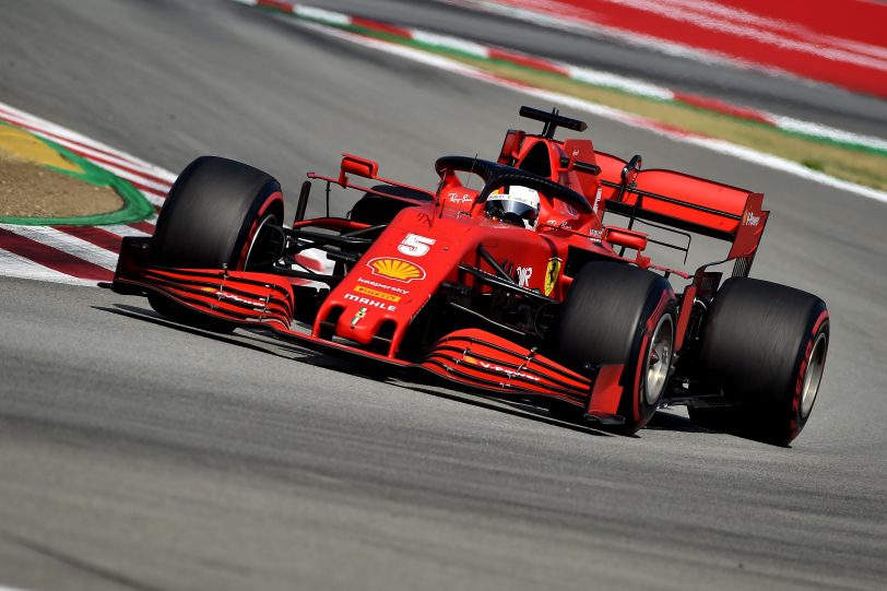 2020 Spanish Grand Prix, Sunday - Sebastian Vettel (image courtesy Scuderia Ferrari Press Office)