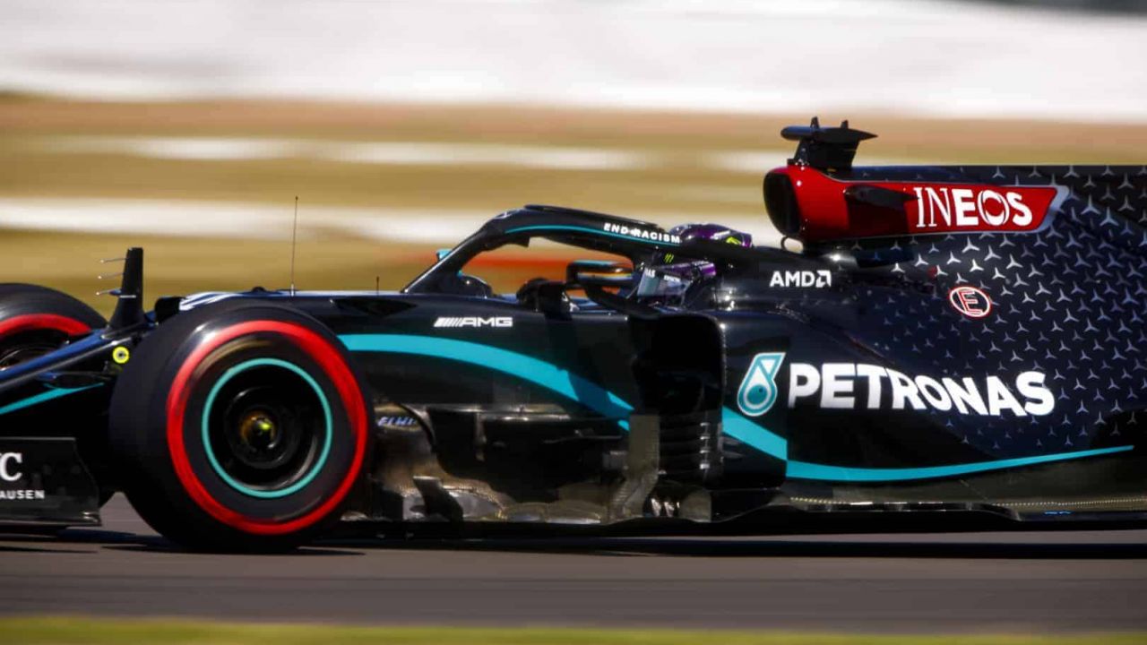 2020 70th Anniversary Grand Prix, Friday - Lewis Hamilton (image courtesy Mercedes-AMG Petronas)