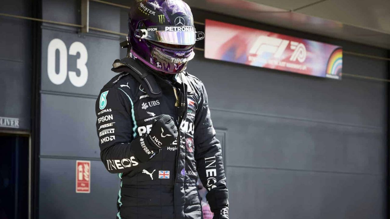 2020 British Grand Prix, Saturday - Lewis Hamilton (image courtesy Mercedes-AMG Petronas)