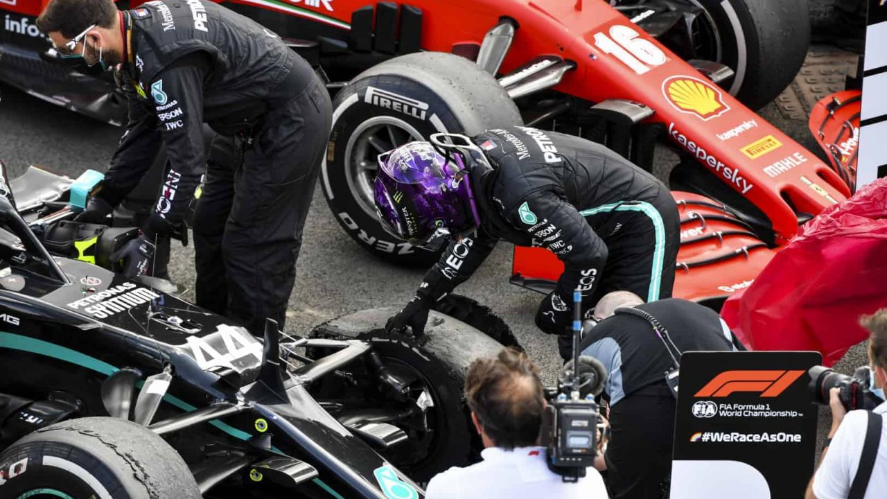 2020 British Grand Prix,Sunday - Lewis Hamilton (image courtesy Mercedes-AMG Petronas)
