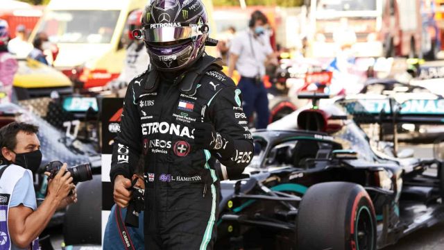 2020 Spanish Grand Prix, Saturday - Lewis Hamilton (image courtesy Mercedes-AMG Petronas)