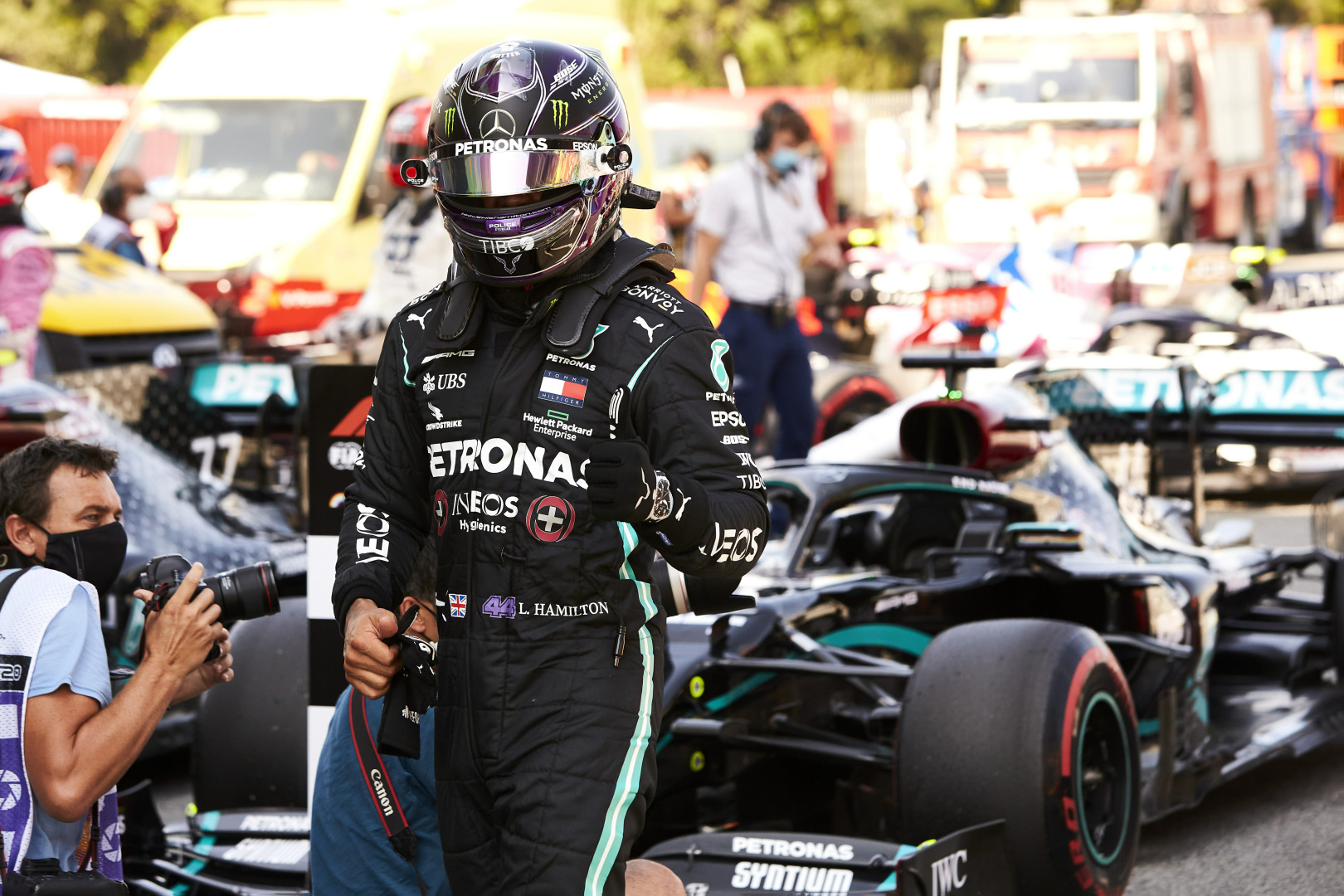 2020 Spanish Grand Prix, Saturday - Lewis Hamilton (image courtesy Mercedes-AMG Petronas)
