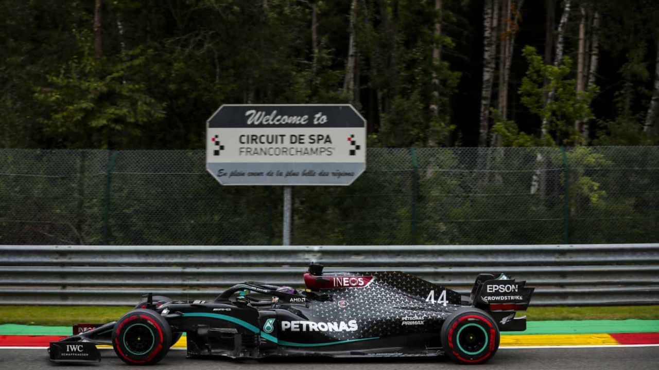 2020 Belgian Grand Prix, Friday - Lewis Hamilton (image courtesy Mercedes AMG Petronas)