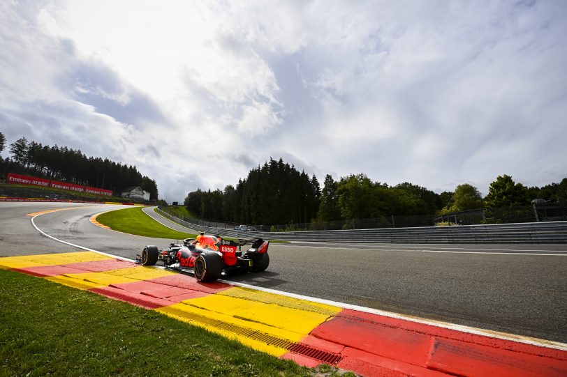 2020 Belgian Grand Prix, Friday - Max Verstappen (image courtesy Red Bull Racing)