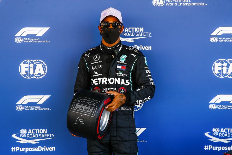2020 Spanish Grand Prix, Saturday - Lewis Hamilton (image courtesy Pirelli)