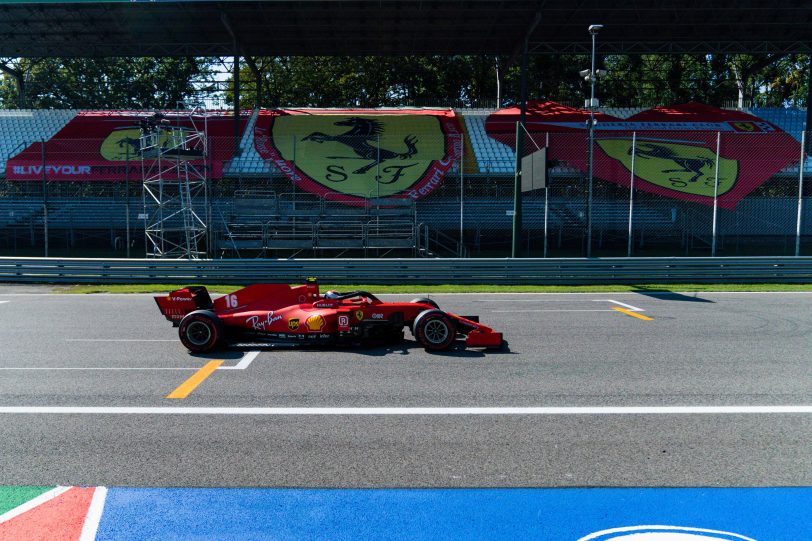 2020 Italian Grand Prix, Saturday - Charles Leclerc (image courtesy Ferrari Press Office)