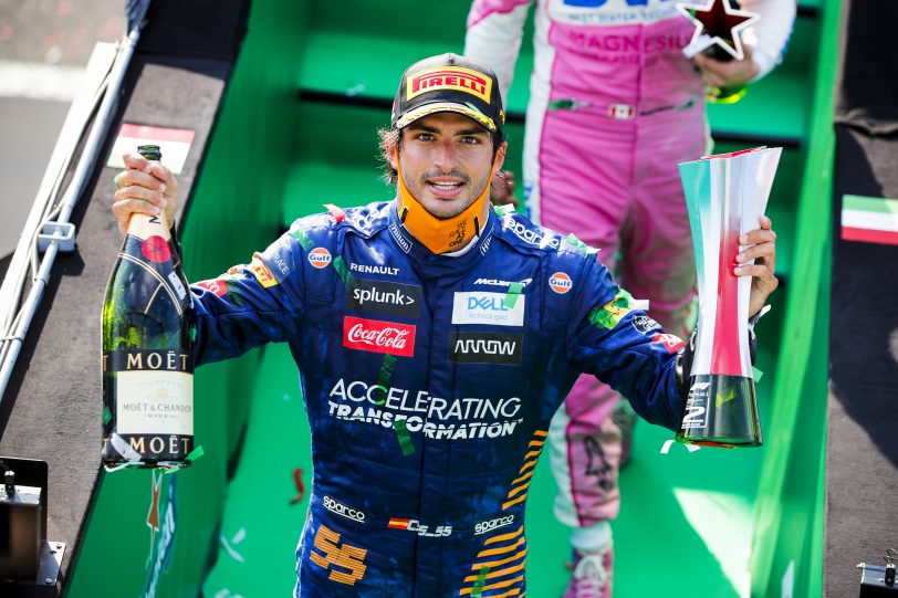Carlos Sainz Happy With Second At 2020 Italian Grand Prix