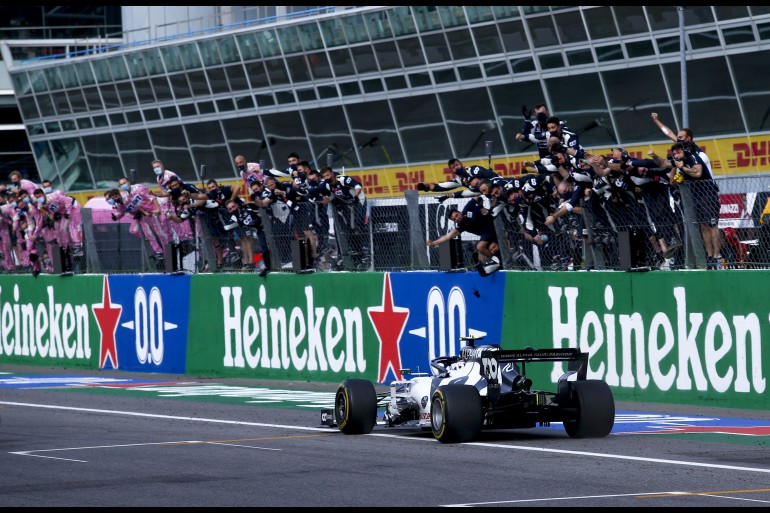 2020 Italian Grand Prix, Sunday - Pierre Gasly (image courtesy AlphaTauri)