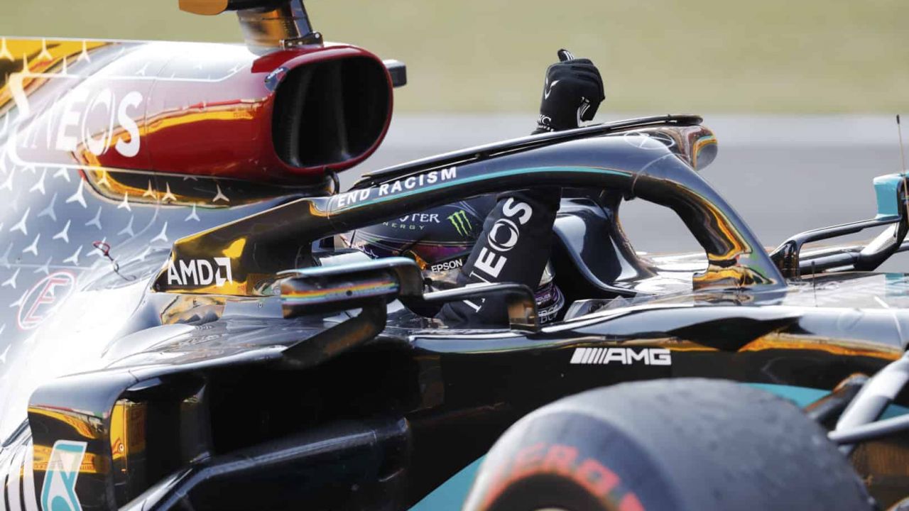 2020 Tuscan Grand Prix, Sunday - Lewis Hamilton (image courtesy Mercedes-AMG Petronas)