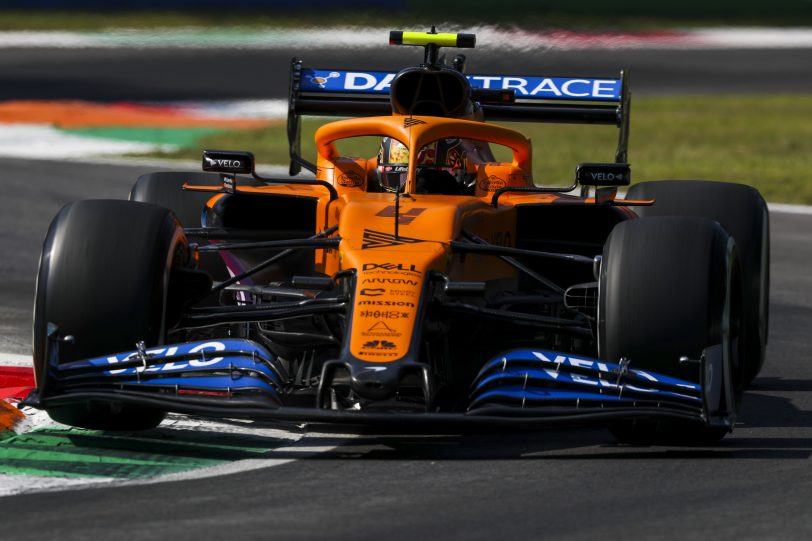 2020 Italian Grand Prix, Friday - Lando Norris (image courtesy McLaren)