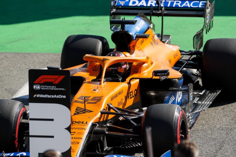 2020 Italian Grand Prix, Saturday - Carlos Sainz (image courtesy McLaren)