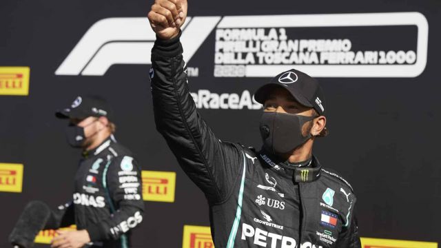 2020 Tuscan Grand Prix, Saturday - Lewis Hamilton (image courtesy Mercedes-AMG Petronas)