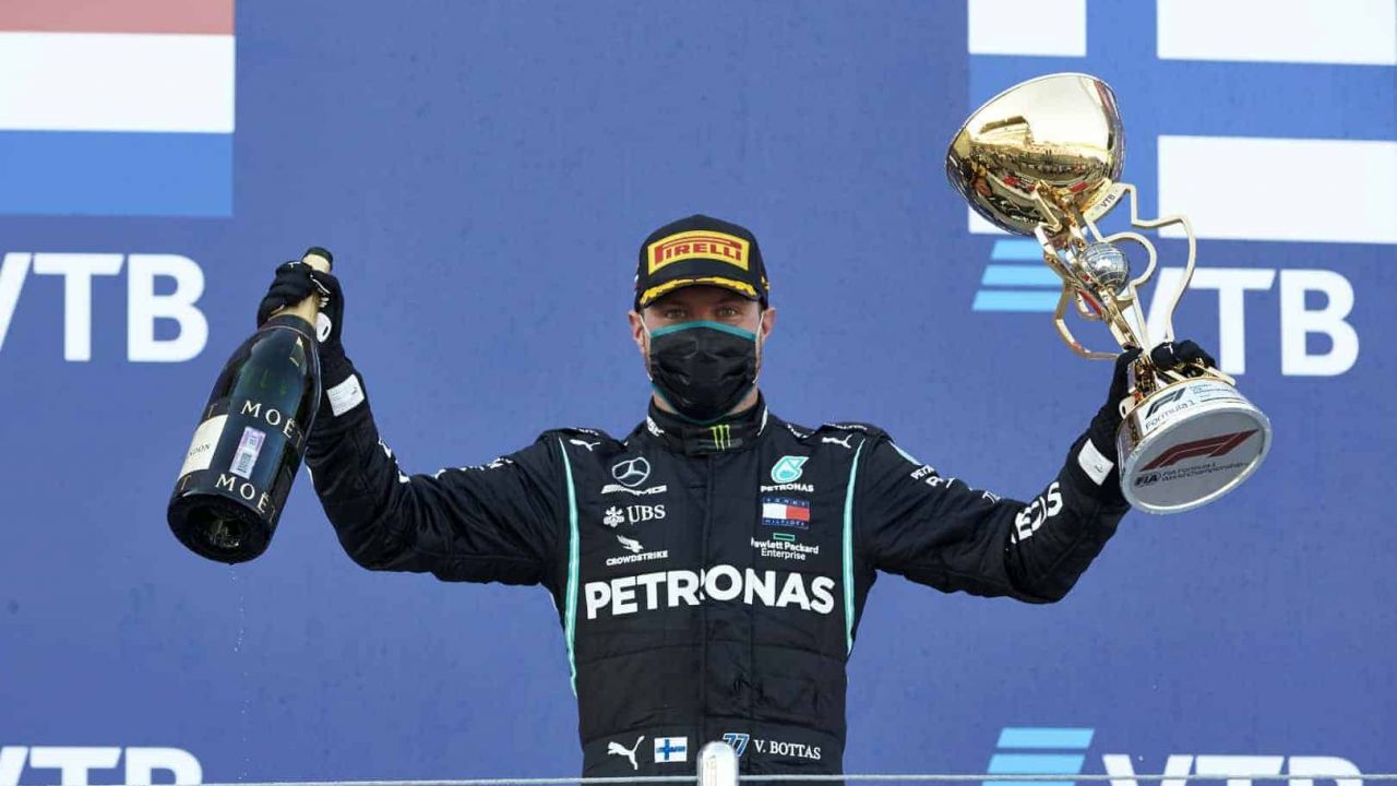 2020 Russian Grand Prix, Sunday - Valtteri Bottas (image courtesy Mercedes-AMG Petronas)