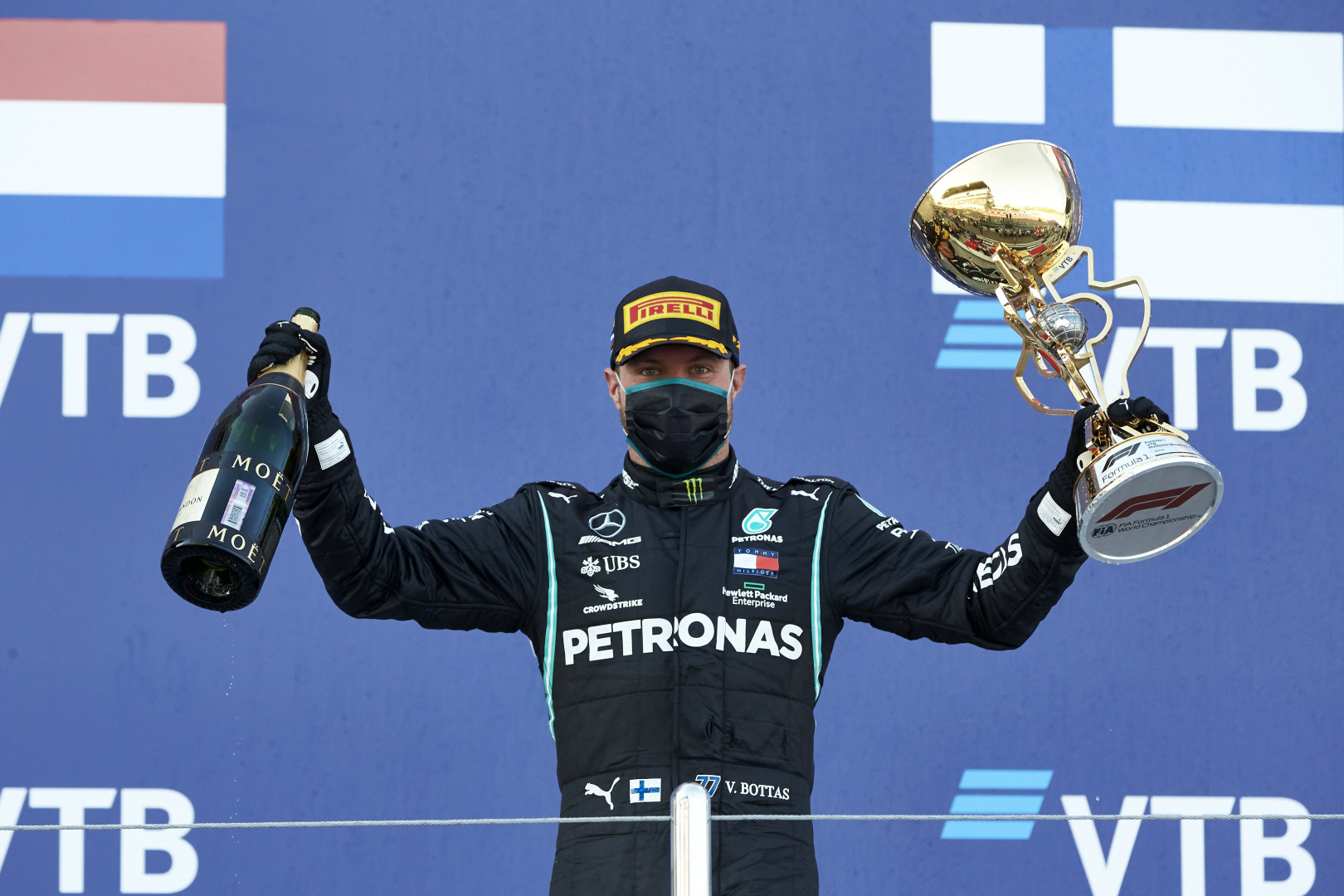 2020 Russian Grand Prix, Valtteri Bottas (image courtesy Mercedes-AMG Petronas)