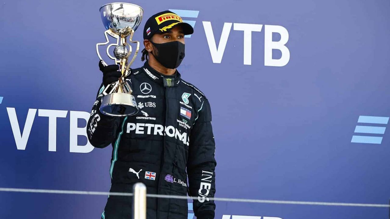 2020 Russian Grand Prix, Sunday - Lewis Hamilton (image courtesy Mercedes-AMG Petronas)