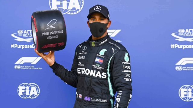2020 Russian Grand Prix, Saturday - Lewis Hamilton (image courtesy Mercedes AMG Petronas)