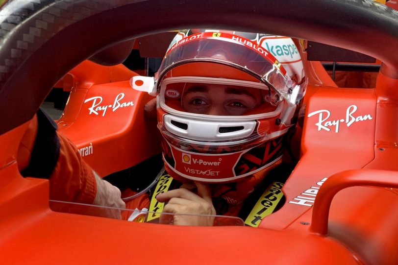 2020 Portuguese Grand Prix - Charles Leclerc (image courtesy Scuderia Ferrari Press Office)