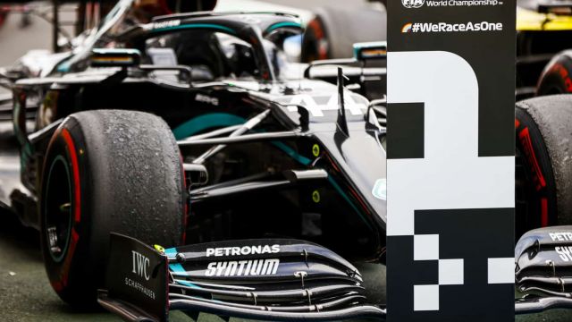 2020 Eifel Grand Prix, Sunday - Lewis Hamilton (image courtesy Mercedes-AMG Petronas)