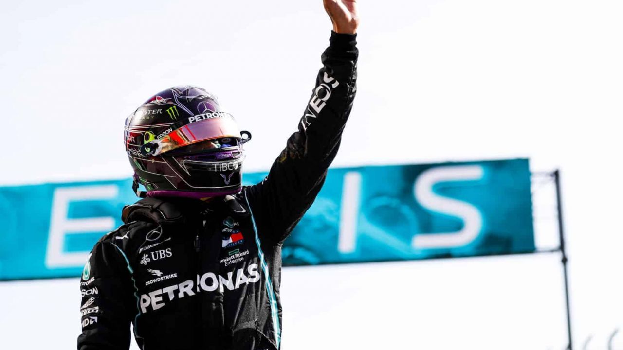 2020 Portuguese Grand Prix, Saturday - Lewis Hamilton (image courtesy Mercedes-AMG Petronas)