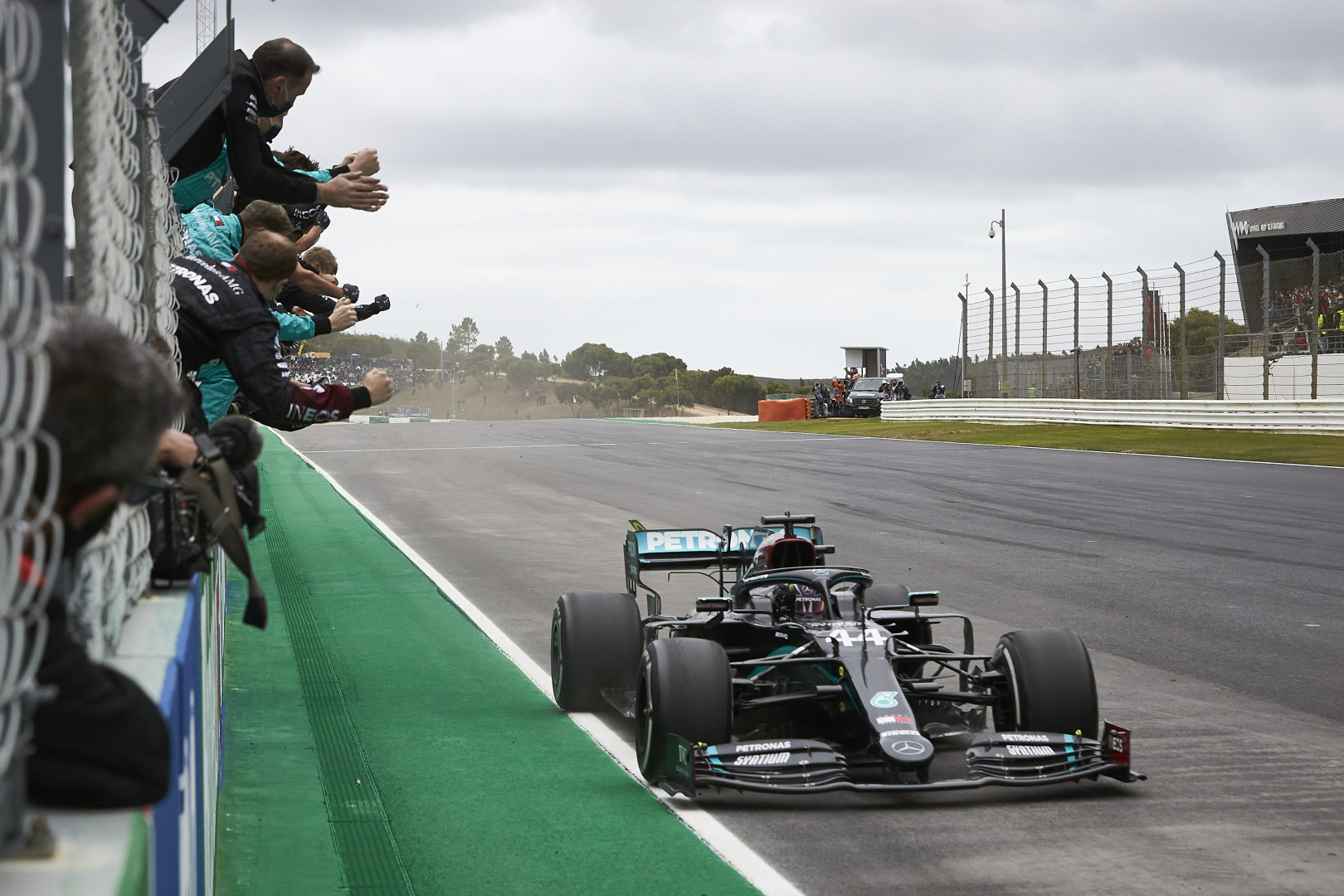 2020 Portuguese Grand Prix, Sunday - Lewis Hamilton (image courtesy Mercedes-AMG Petronas)