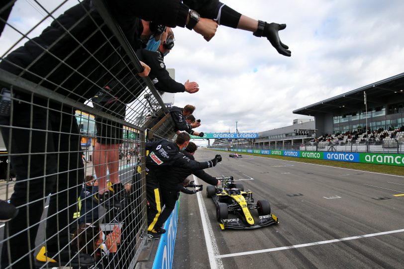 2020 Eifel Grand Prix, Sunday - Daniel Ricciardo (image courtesy Renault F1)