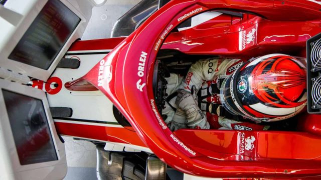Kimi Raikkonen notches up his 323rd Formula 1 race at the 2020 Eifel Grand Prix