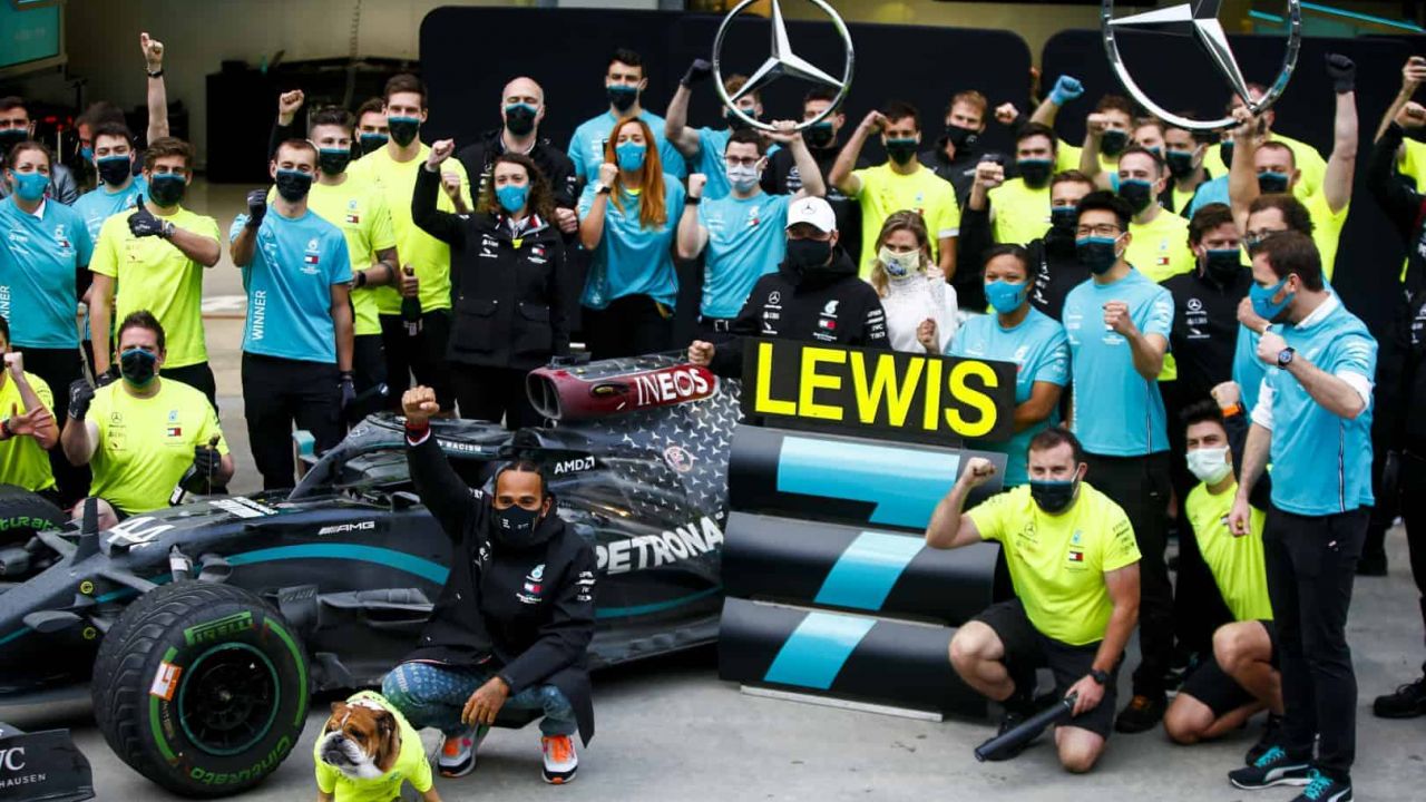 2020 Turkish Grand Prix, Lewis Hamilton (image courtesy Mercedes-AMG Petronas)