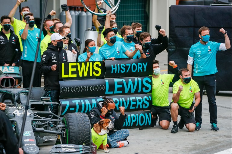 2020 Turkish Grand Prix, Lewis Hamilton (image courtesy Mercedes-AMG Petronas)