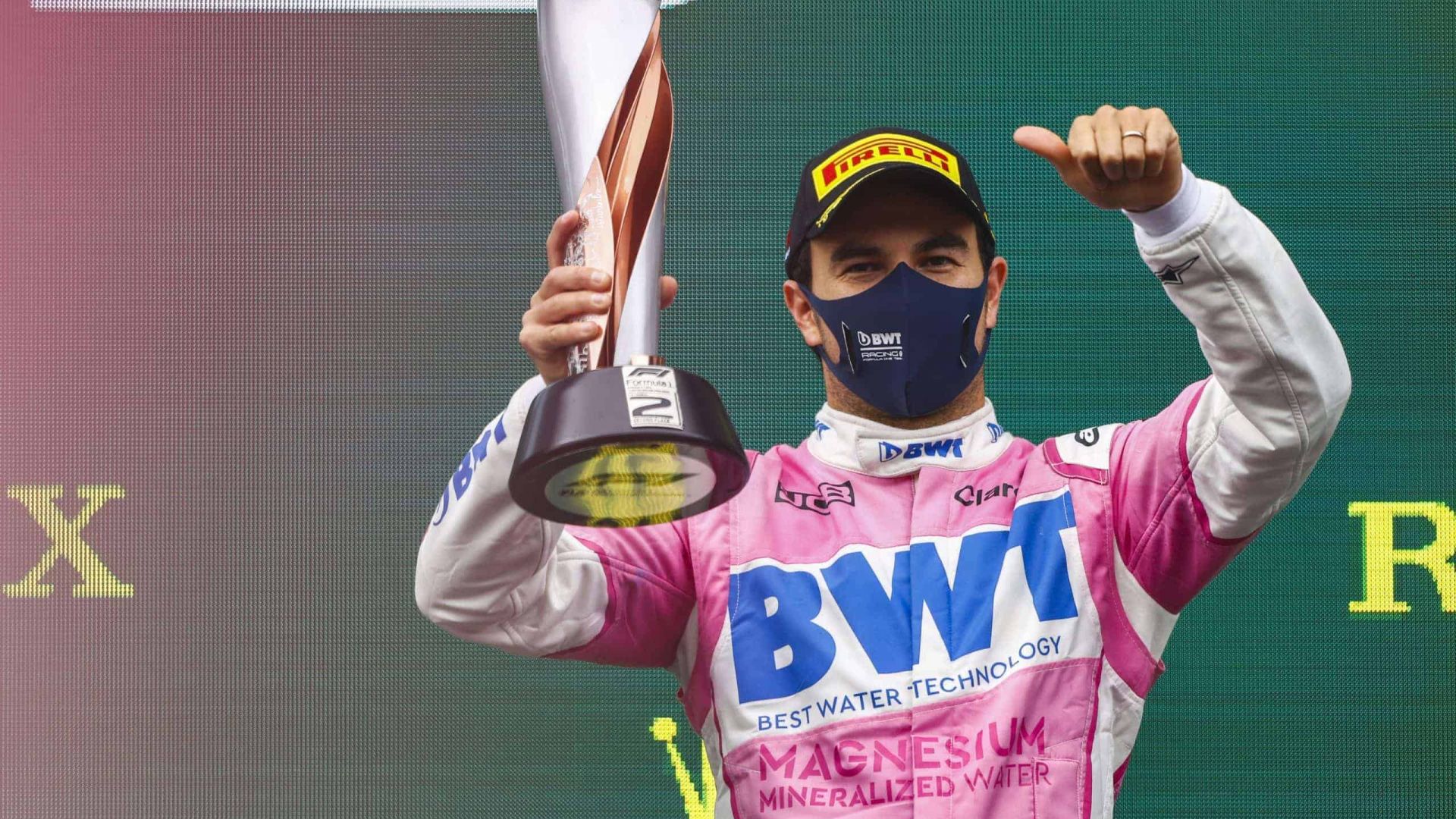 2020 Turkish Grand Prix, Sunday - Sergio Perez (image courtesy Pirelli) 2020 Turkish Grand Prix, Sunday - Sergio Perez (image courtesy Pirelli)