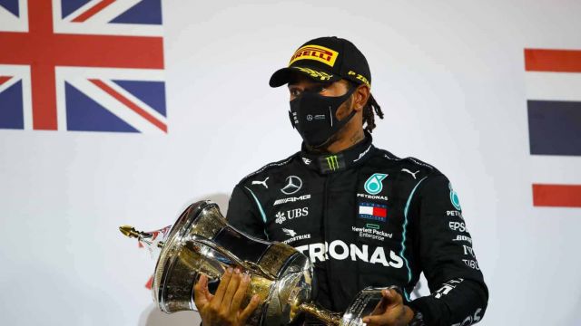 2020 Bahrain Grand Prix, Sunday - Lewis Hamilton (image courtesy Mercedes-AMG Petronas)