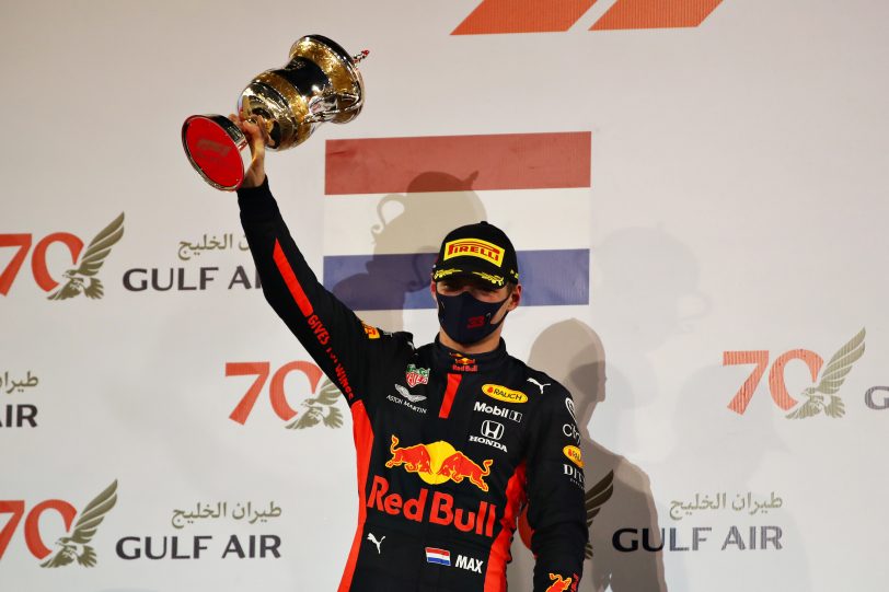 2020 Bahrain Grand Prix, Sunday - Max Verstappen (image courtesy Red Bull Racing)
