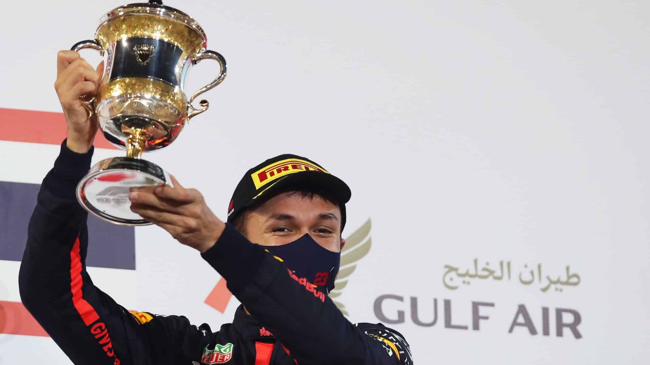 2020 Bahrain Grand Prix, Sunday - Alex Albon (image courtesy Red Bull Racing)