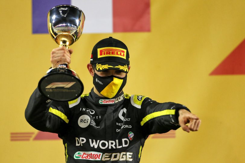 2020 Sakhir Grand Prix, Sunday - Esteban Ocon (image courtesy Renault F1 Team)