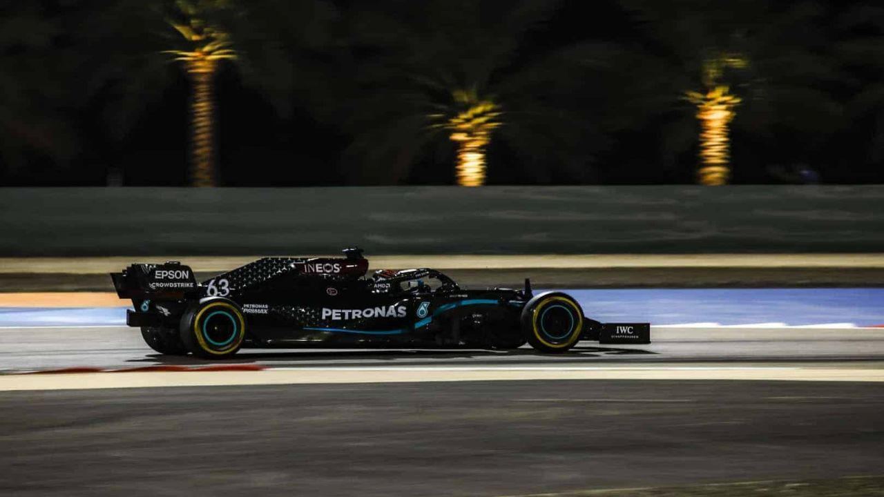 2020 Sakhir Grand Prix, Saturday – George Russell (image courtesy Mercedes-AMG Petronas)
