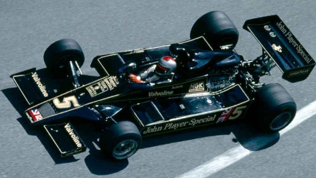 Five classic Formula 1 ground effect cars