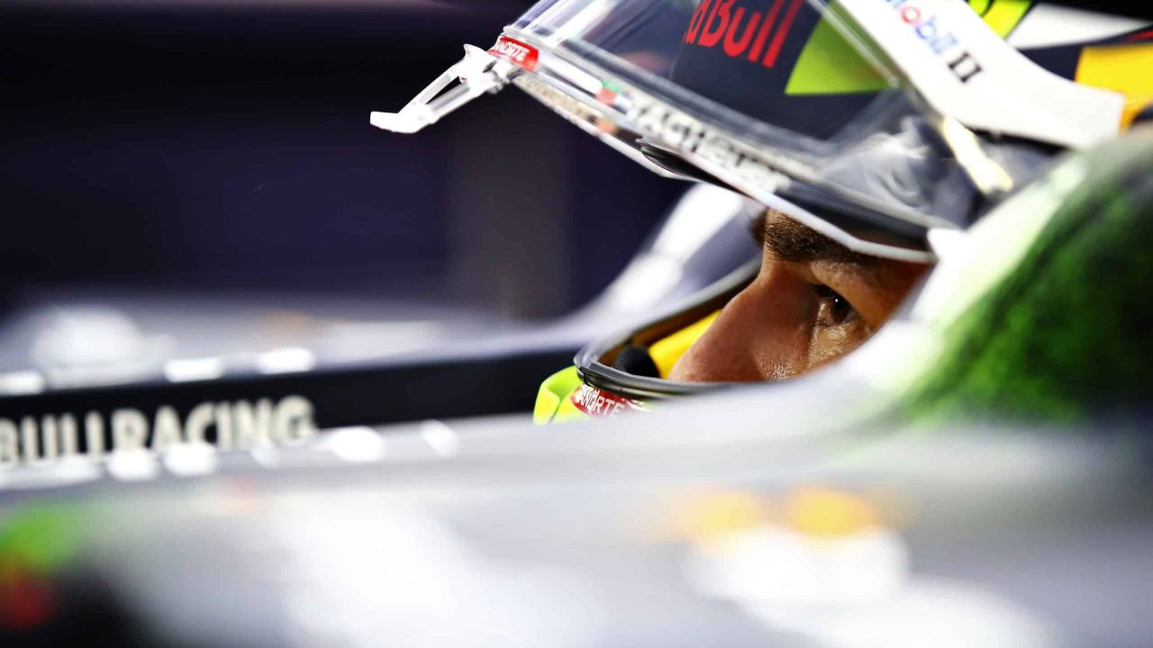 2021 Bahrain Grand Prix, Day 1 - Sergio Perez (image courtesy Red Bull Racing)